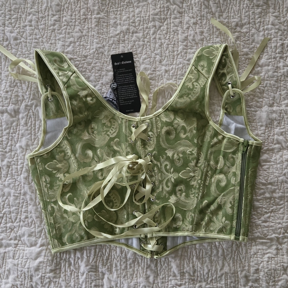 Spiral Direct Green Corset Shapewear - Picture 5 of 7